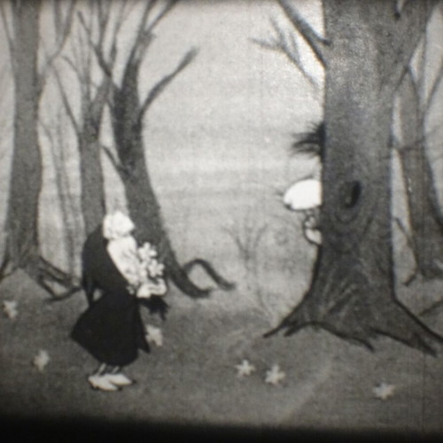 The Little Hungry Wolf Super 8mm film used, black and white, silent