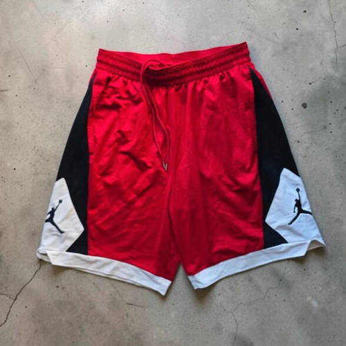 Air Jordan Diamond Basketball Shorts, red black white, size XL