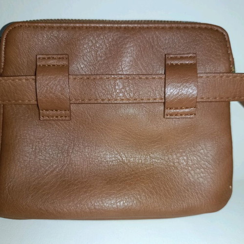 Roxy waist bag used, brown faux leather, adjustable strap