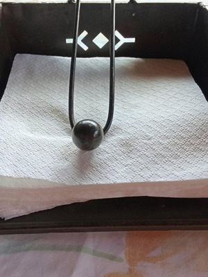 Vintage metal napkin holder, 1998 era