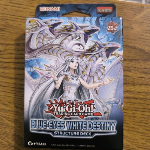 Yu-Gi-Oh White Dragon Blue Eyes English Deck new