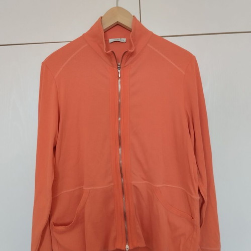 Sani blu cardigan used orange, lightweight fabric, size M-L