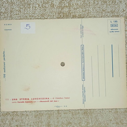 Fonoscope new card plays like 78 rpm record from 1950s