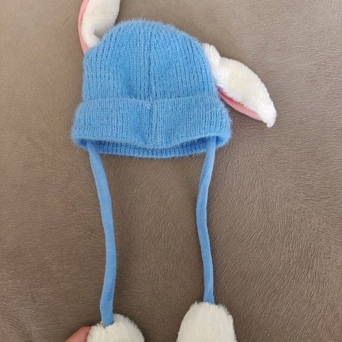 Children's hat with moving ears like new, multicolor
