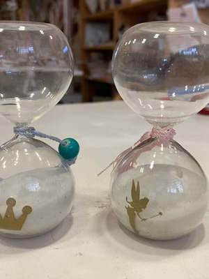 Hourglasses new, set of 2 decorative and functional
