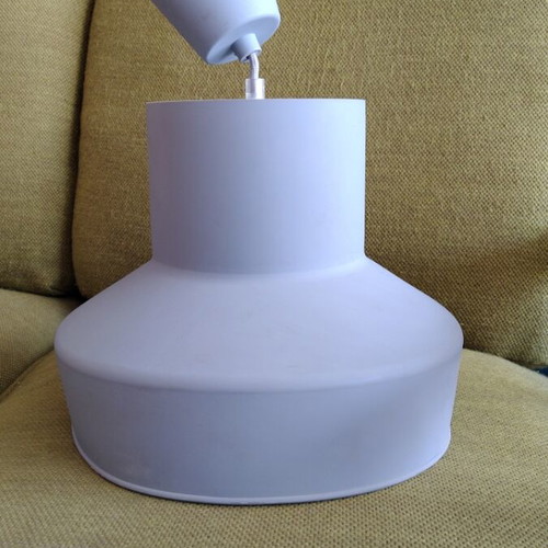 Silicone pendant light in gray, like new