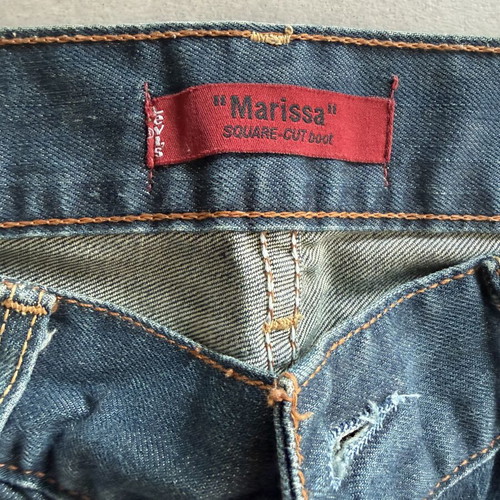 Levi's Marissa straight blue jeans, W30 L32