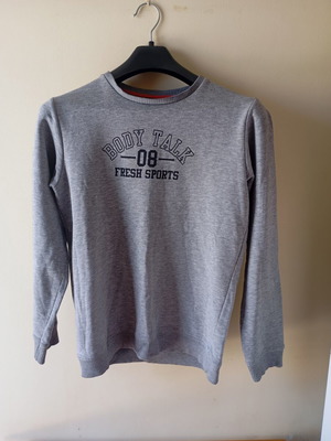 BodyTalk grey kids sweatshirt with lettering, size 164 cm, age 14