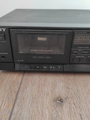 Κασετόφωνο διπλό Stereo Sony TC - W170 μεταχειρισμένο, χρειάζεται service στους ιμάντες