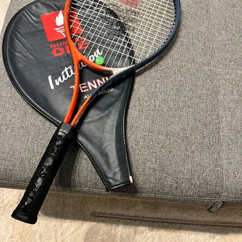 Number One Initiation tennis racket used with case