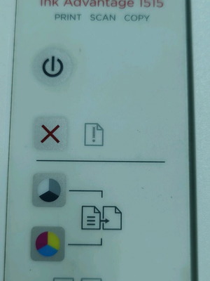 HP Deskjet 1515 multifunction printer used