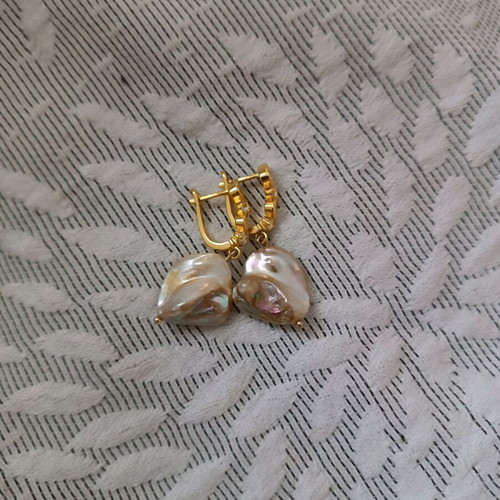 Earrings like new, unused