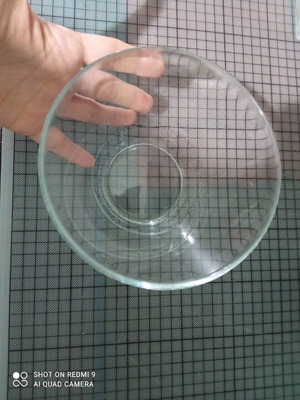 Ikea glass bowl used, small, ideal for salad or decoration