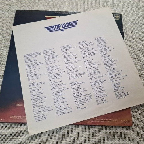 Top Gun Original Motion Picture Soundtrack LP μεταχειρισμένο, rock