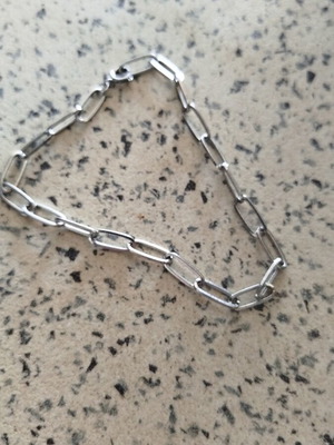 Steel bracelet like new, modern unisex, gray