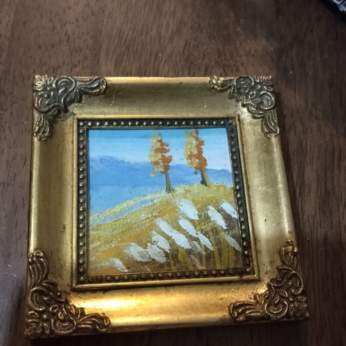 Oil painting set like new, pack of 5