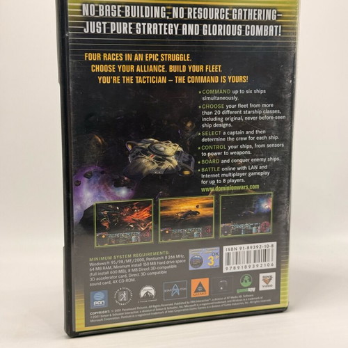 Dominion Wars PC used action adventure game