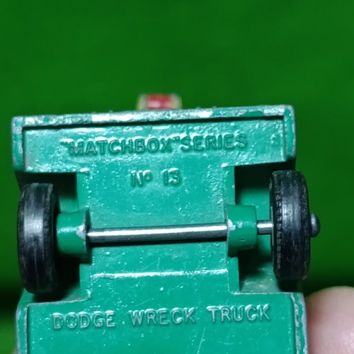 Vintage Lesney Matchbox 1965 No 13 Dodge Wreck Truck BP used