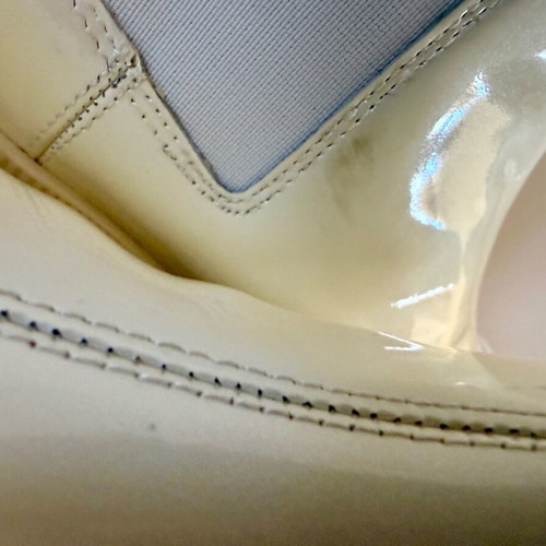 Calvin Klein Chunky Combat Chelsea Boots Size 39 Like New, White