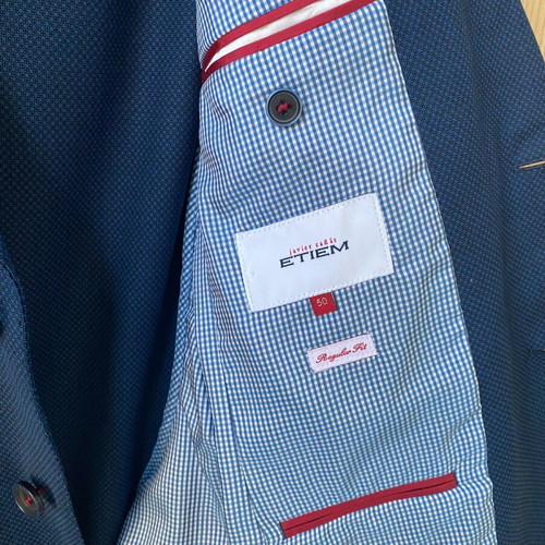 Men's jacket ETIEM blue size M like new