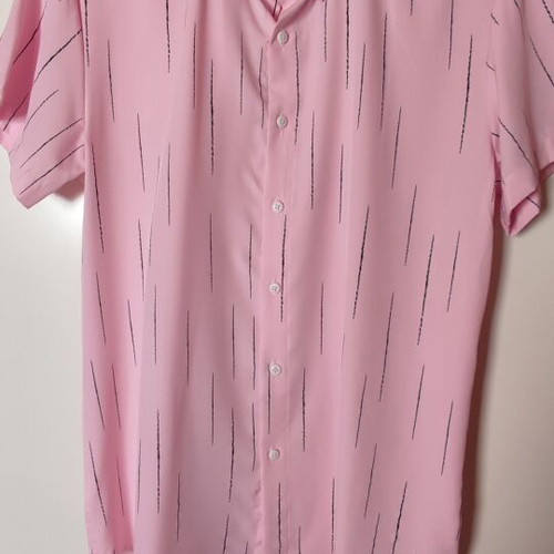 Shirt Shein pink short-sleeve size S like new