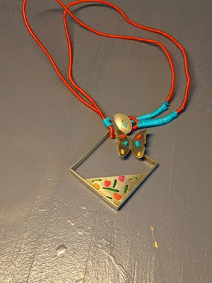Alpaca pendant handmade like new