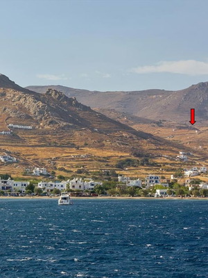 Parcel 4,770 m² in Serifos, Marmari location, buildable