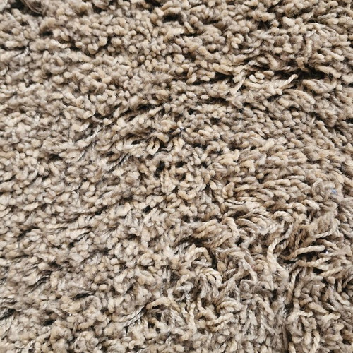 Shaggy rugs, like new, set of 2 brown runners 60x160 cm