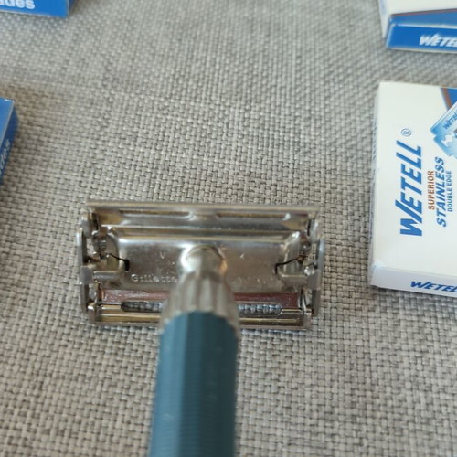 Gillette Super Slimtwist vintage razor used with gift blades