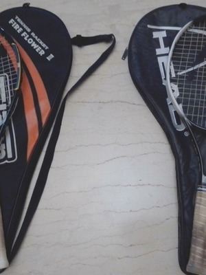 HEAD Graphite and TELOON Passion 1901 rackets like new with cases