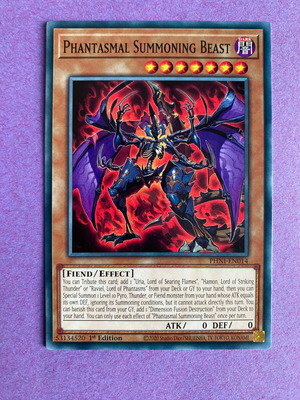 Phantasmal Summoning Beast Yu-Gi-Oh! Card 1st Edition Near Mint