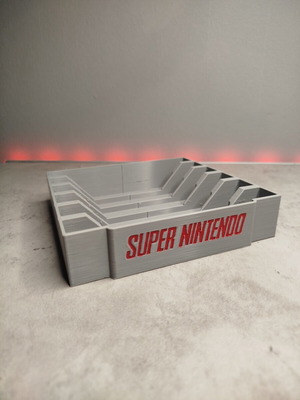 Super Nintendo game stand 3D printed, new, six slots