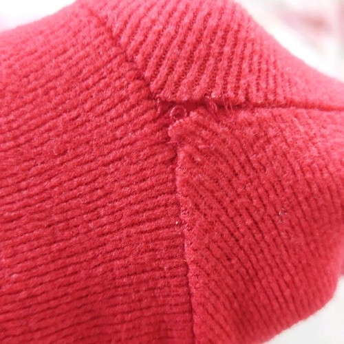 Mat red warm blouse like new no2