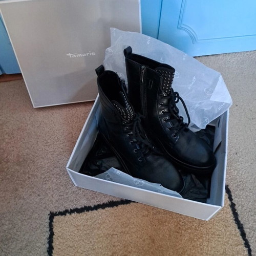 Tamaris ankle boots size 41, black