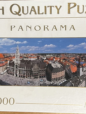 Puzzle Πανόραμα Μονάχου καινούργιο, 1000 κομμάτια
