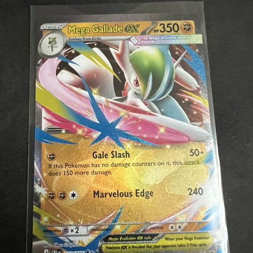 Mega Gallade ex card like new, Chaos Rising