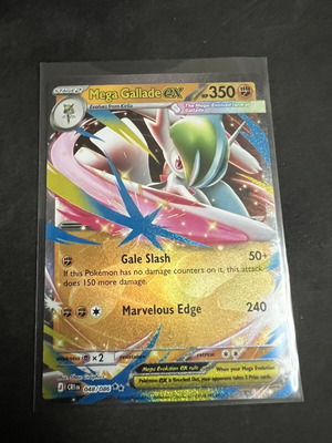 Mega Gallade ex card like new, Chaos Rising
