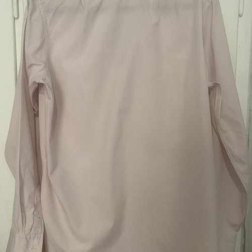 Charvet Paris men's long-sleeve shirt like new, pink, double cuff