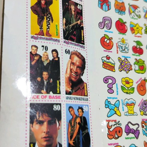 90s stickers from Katerina magazine 1993-94