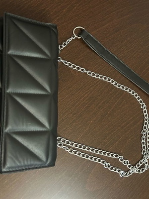 Zara black crossbody bag like new