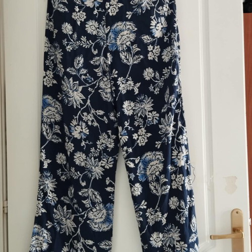 Floral pants H&M like new, size XL 42, viscose