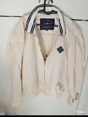 Access Navigation jacket used, size large, white-beige