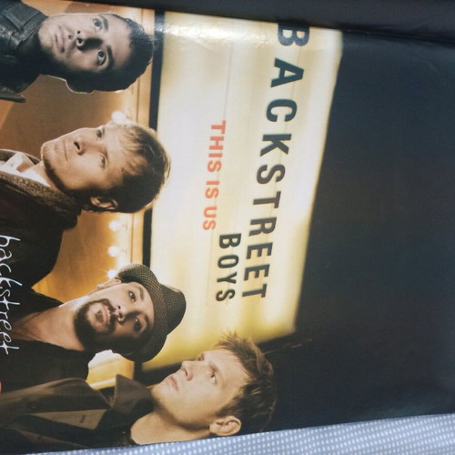 Poster small Backstreet Boys and Joaquin Cortés in good condition
