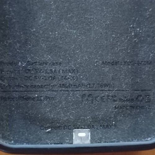 Powerbank case for iPhone 12 used
