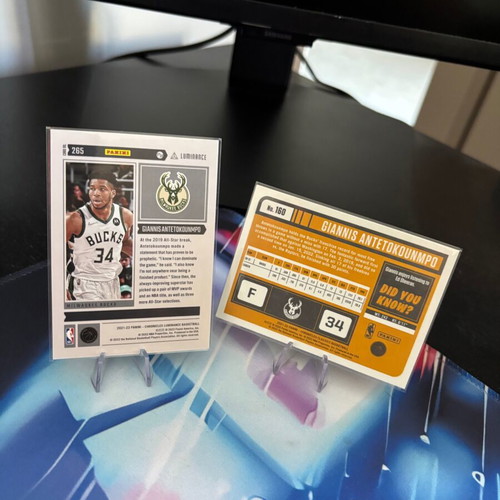 Giannis Antetokoumpo card lot, like new, Milwaukee Bucks
