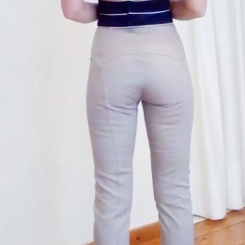 High-waist pants Stelios Koudounaris new, beige, size M