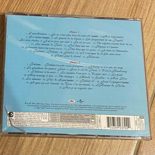 2 Edith Piaf CDs new, authentic