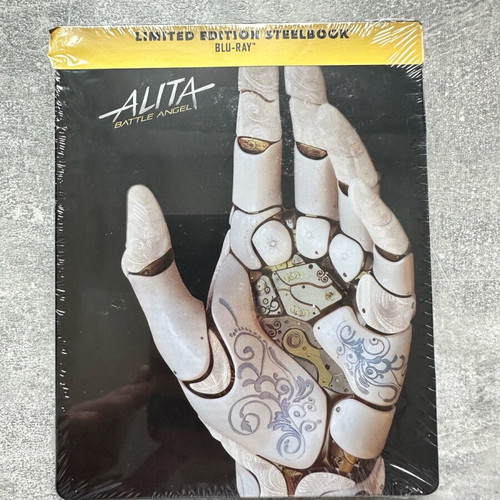 Alita Battle Angel Limited Edition Steelbook Blu-Ray new, dubbed, Greek edition