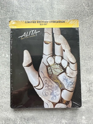 Alita Battle Angel Limited Edition Steelbook Blu-Ray new, dubbed, Greek edition