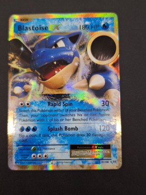 Blastoise EX Holographic 2016 new